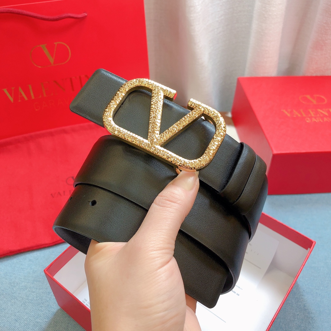 REVERSIBLE VLOGO SIGNATURE BELT IN GLOSSY CALFSKIN 40MM