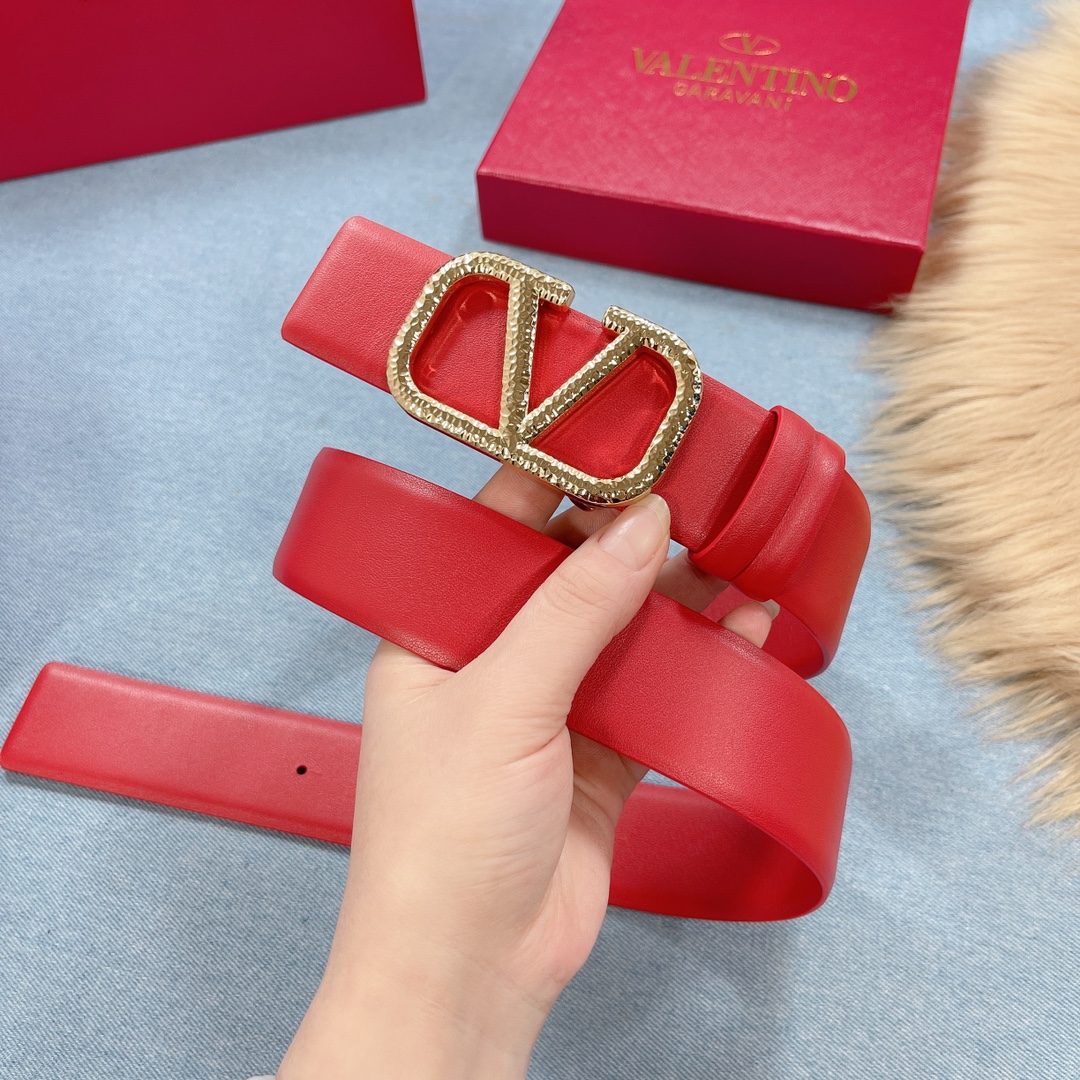 REVERSIBLE VLOGO SIGNATURE BELT IN GLOSSY CALFSKIN 40MM