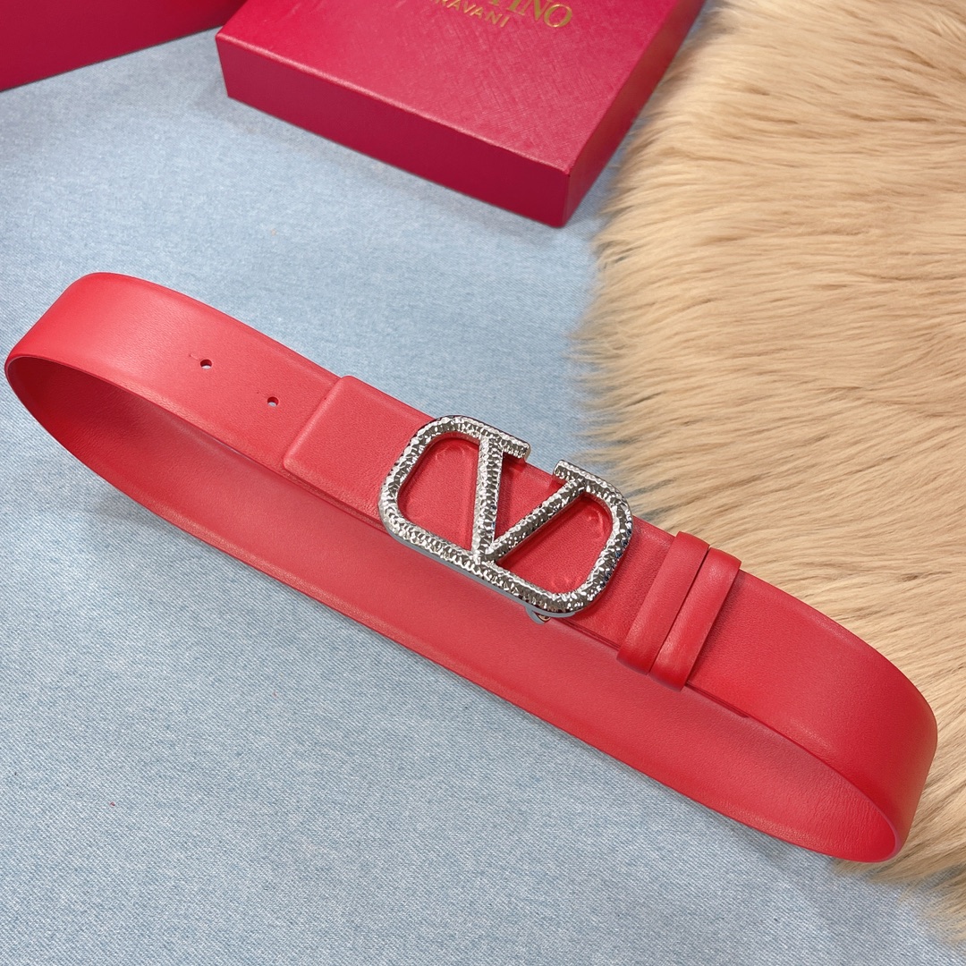 REVERSIBLE VLOGO SIGNATURE BELT IN GLOSSY CALFSKIN 40MM