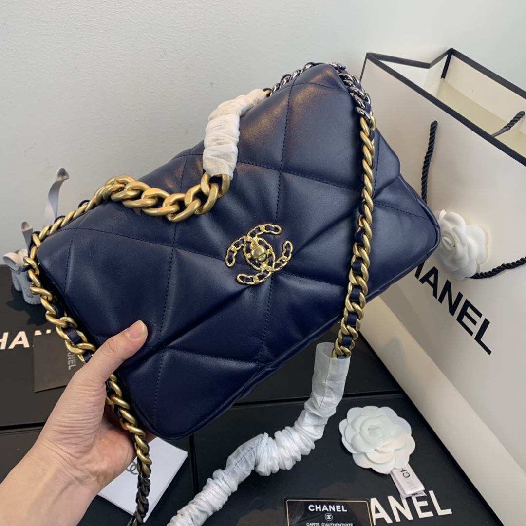 AS1161 chanel 19 large flap bag, CHANEL HANDBAGS
