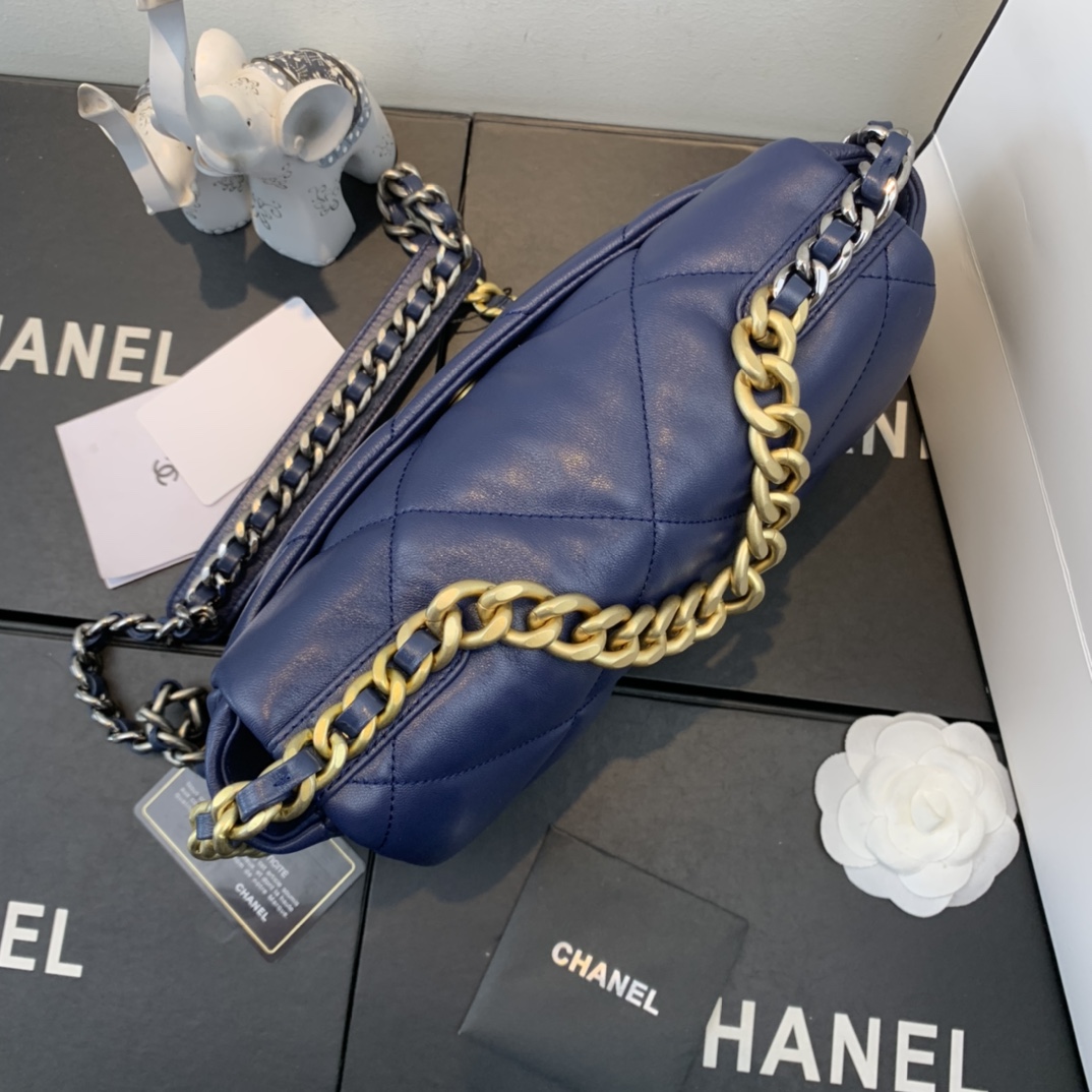 AS1160 chanel 19 small flap bag, CHANEL HANDBAGS