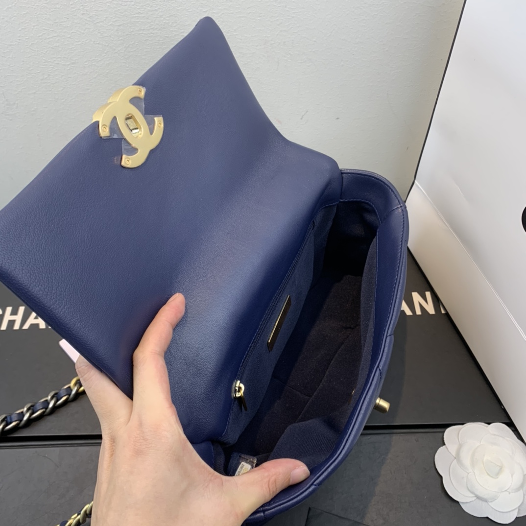 AS1160 chanel 19 small flap bag, CHANEL HANDBAGS