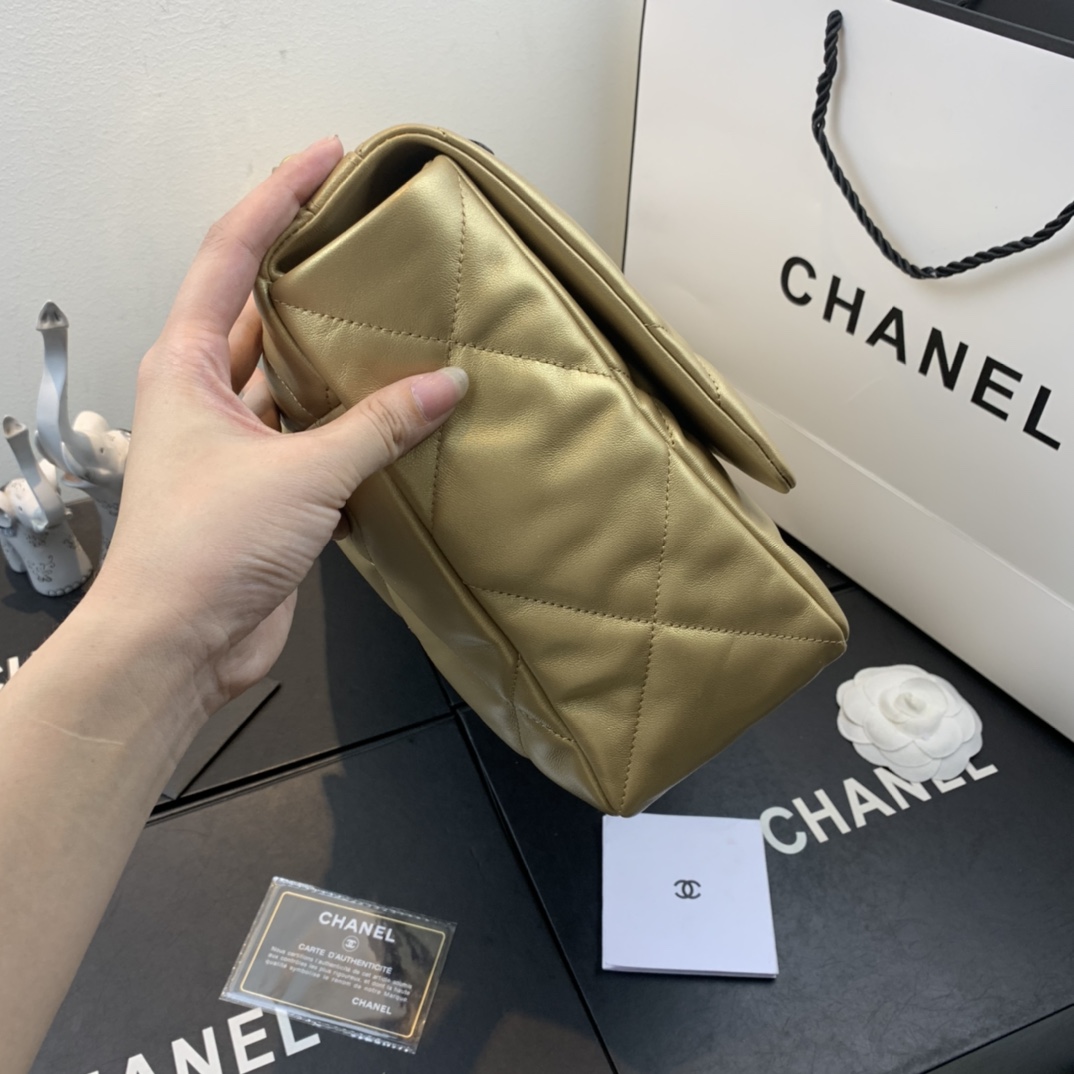 AS1162 chanel 19 maxi flap bag, CHANEL HANDBAGS