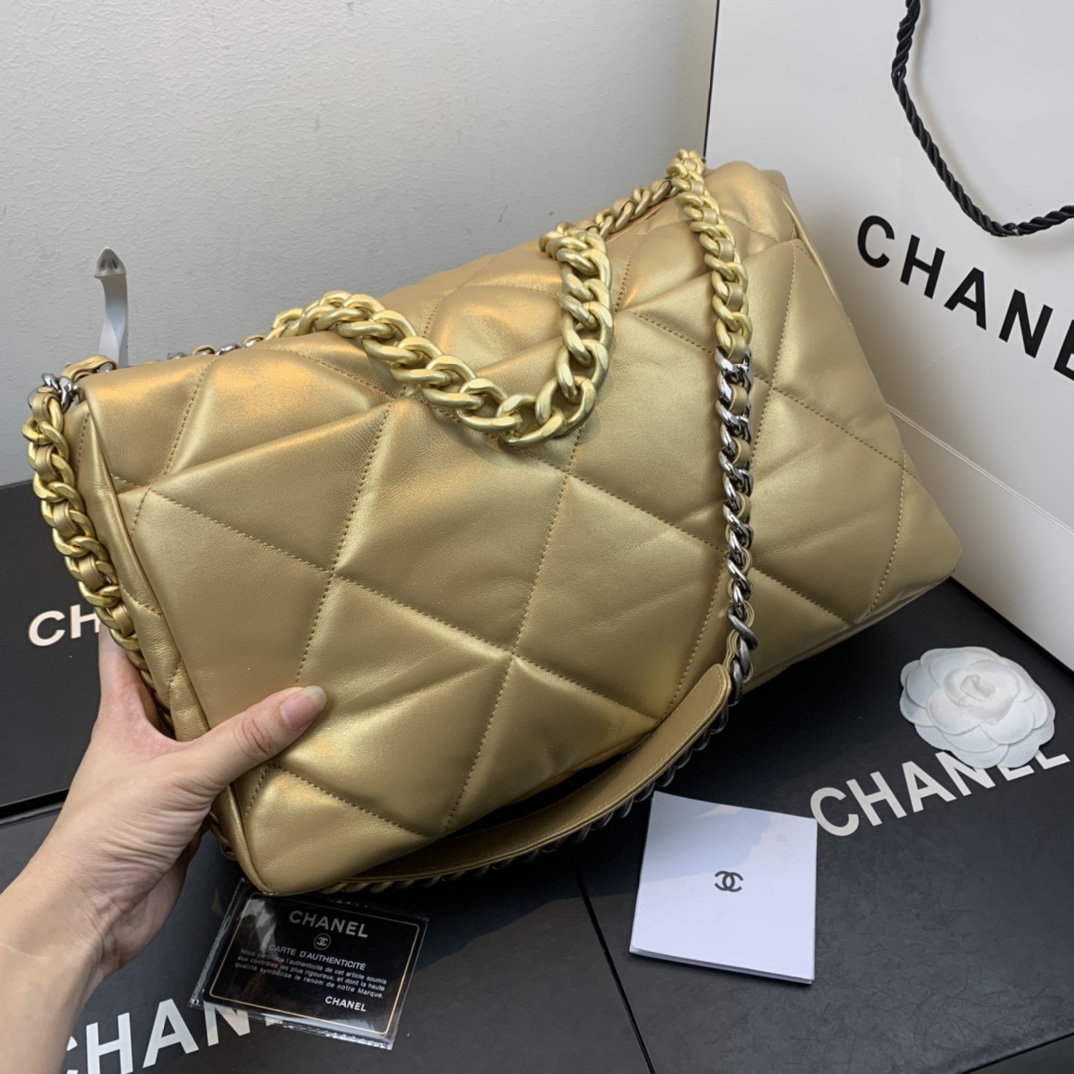 AS1162 chanel 19 maxi flap bag, CHANEL HANDBAGS