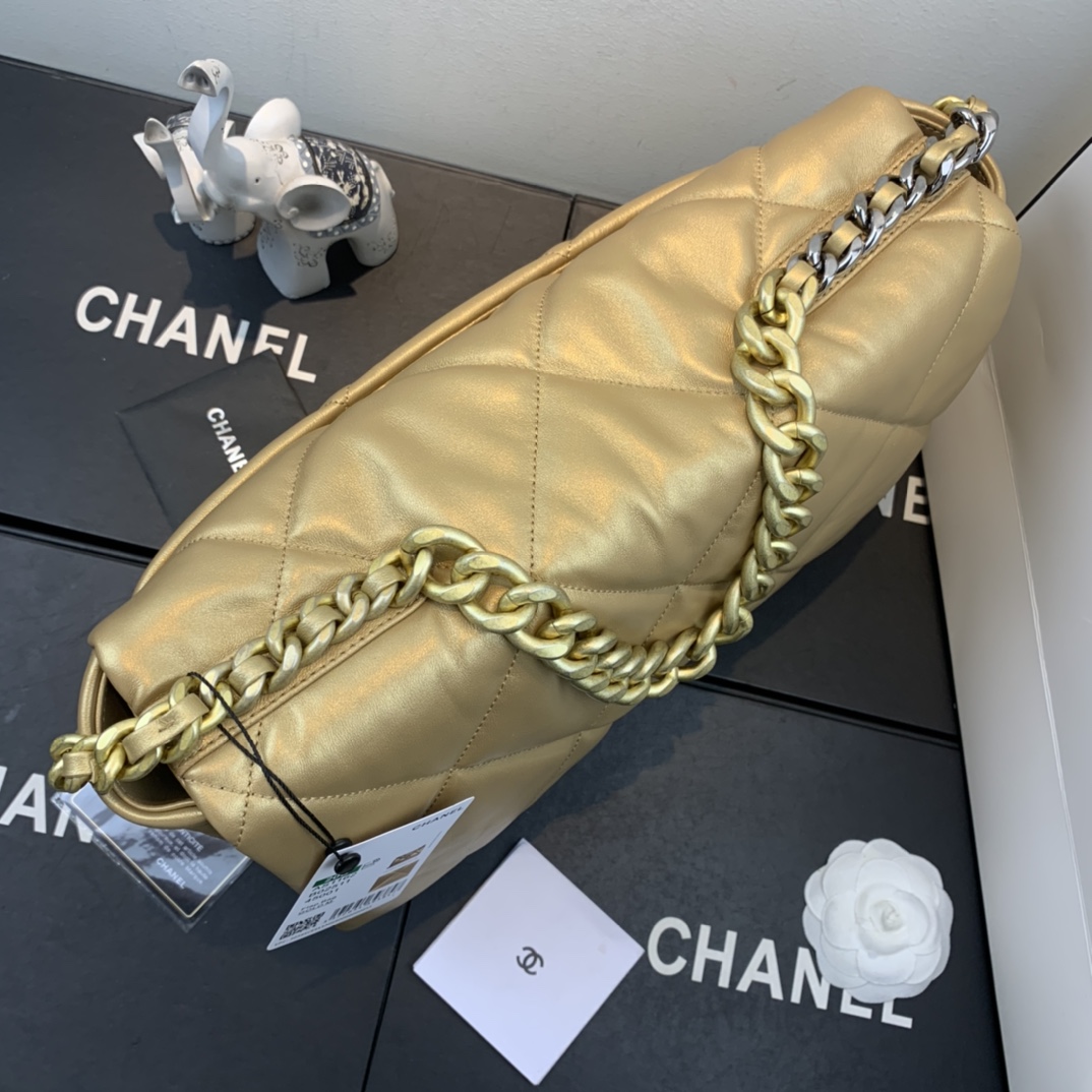 AS1162 chanel 19 maxi flap bag, CHANEL HANDBAGS