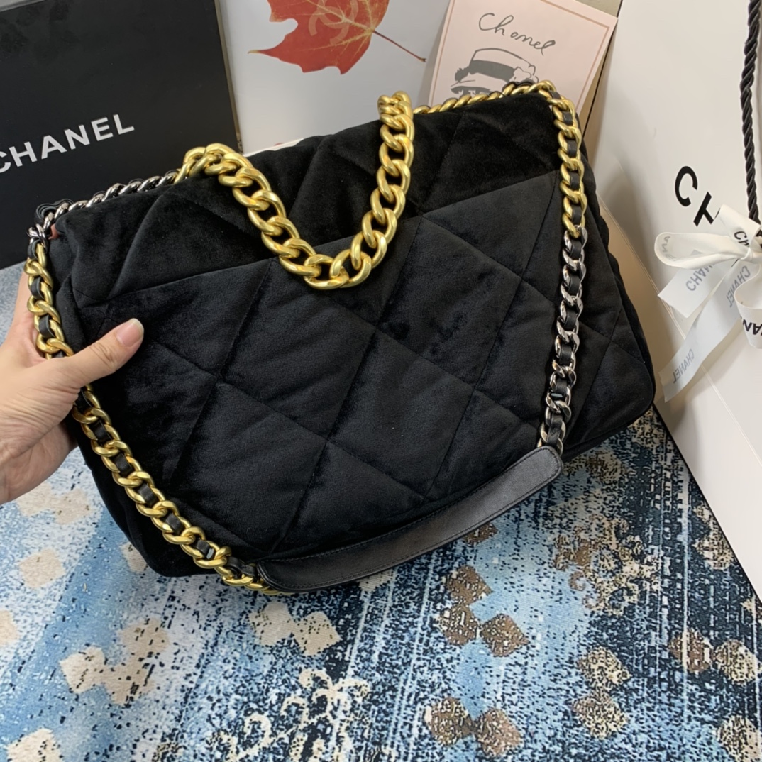 AS1162 chanel 19 maxi flap bag, CHANEL HANDBAGS