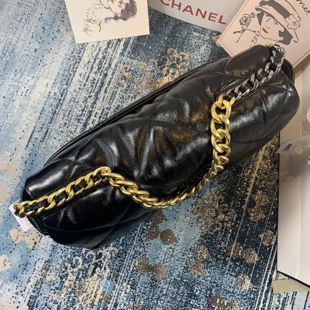 AS1162 chanel 19 maxi flap bag, CHANEL HANDBAGS