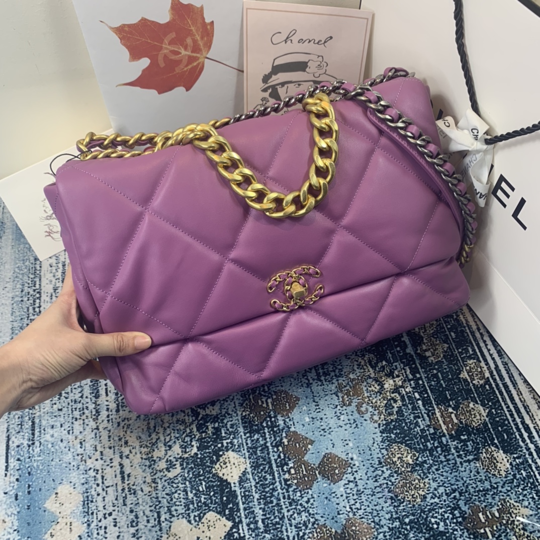 AS1162 chanel 19 maxi flap bag, CHANEL HANDBAGS