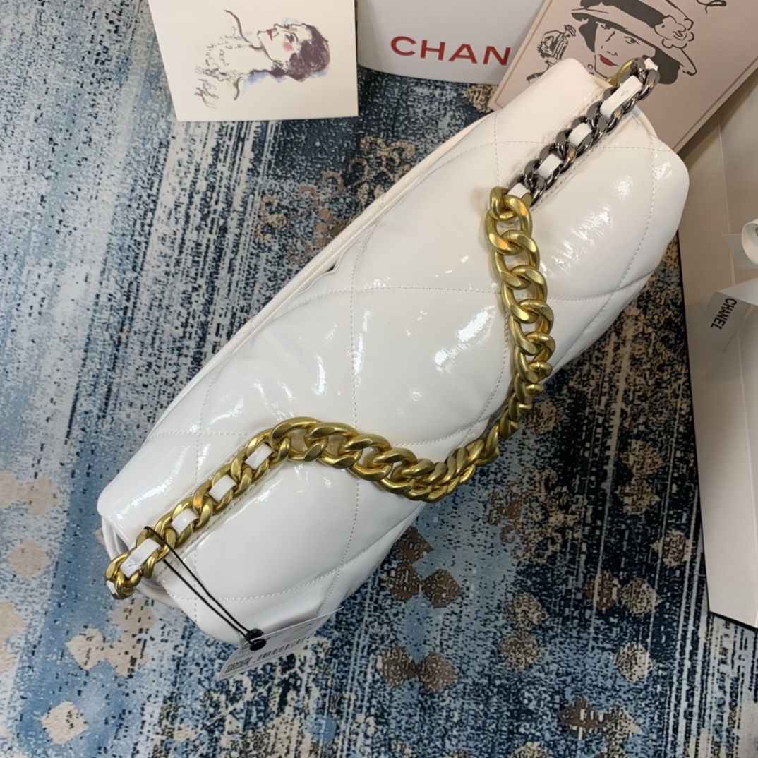 AS1162 chanel 19 maxi flap bag, CHANEL HANDBAGS
