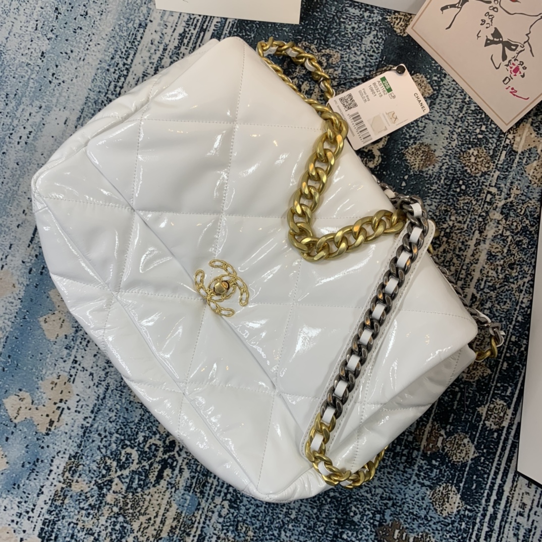 AS1162 chanel 19 maxi flap bag, CHANEL HANDBAGS