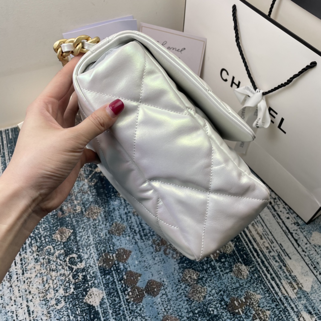 AS1162 chanel 19 maxi flap bag, CHANEL HANDBAGS