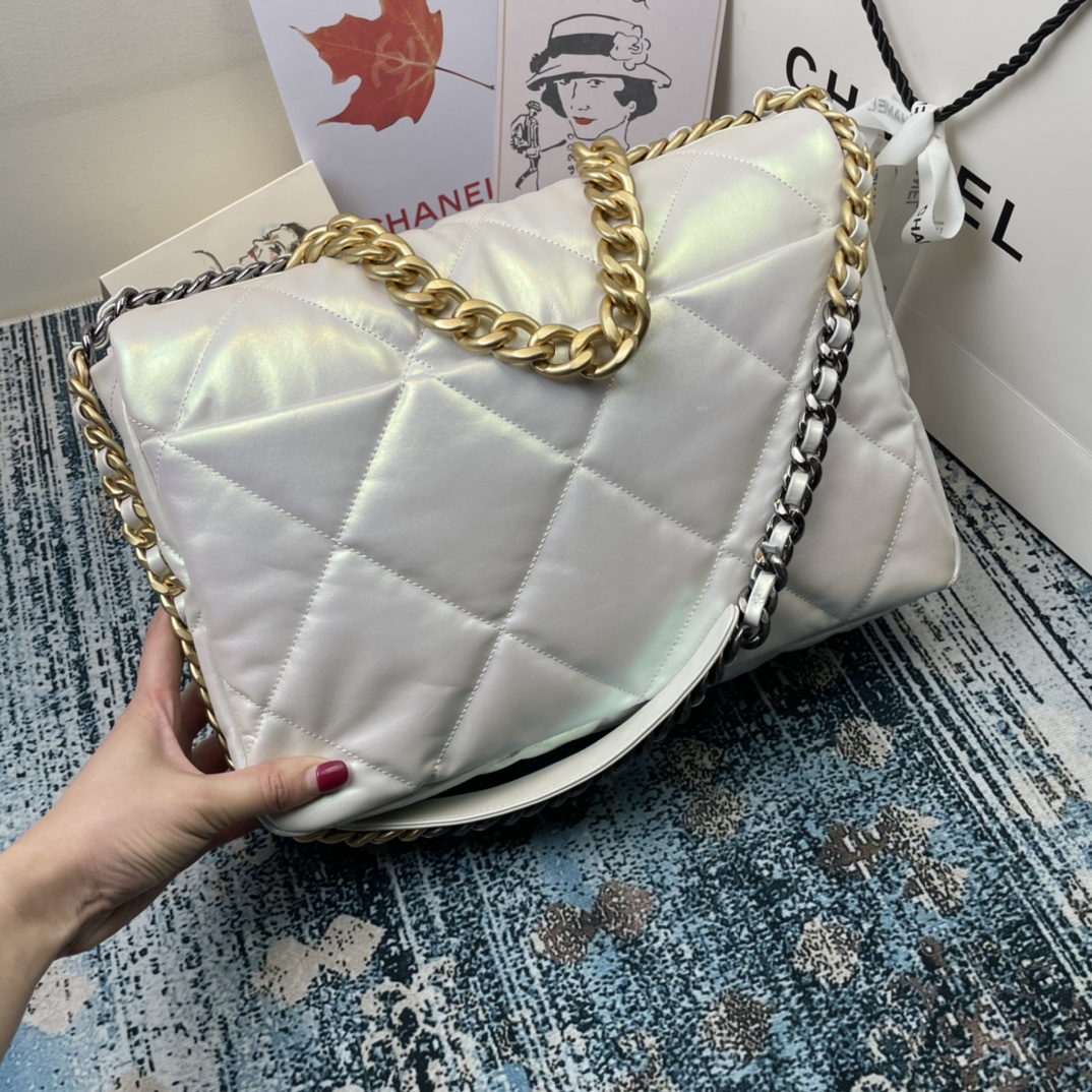 AS1162 chanel 19 maxi flap bag, CHANEL HANDBAGS