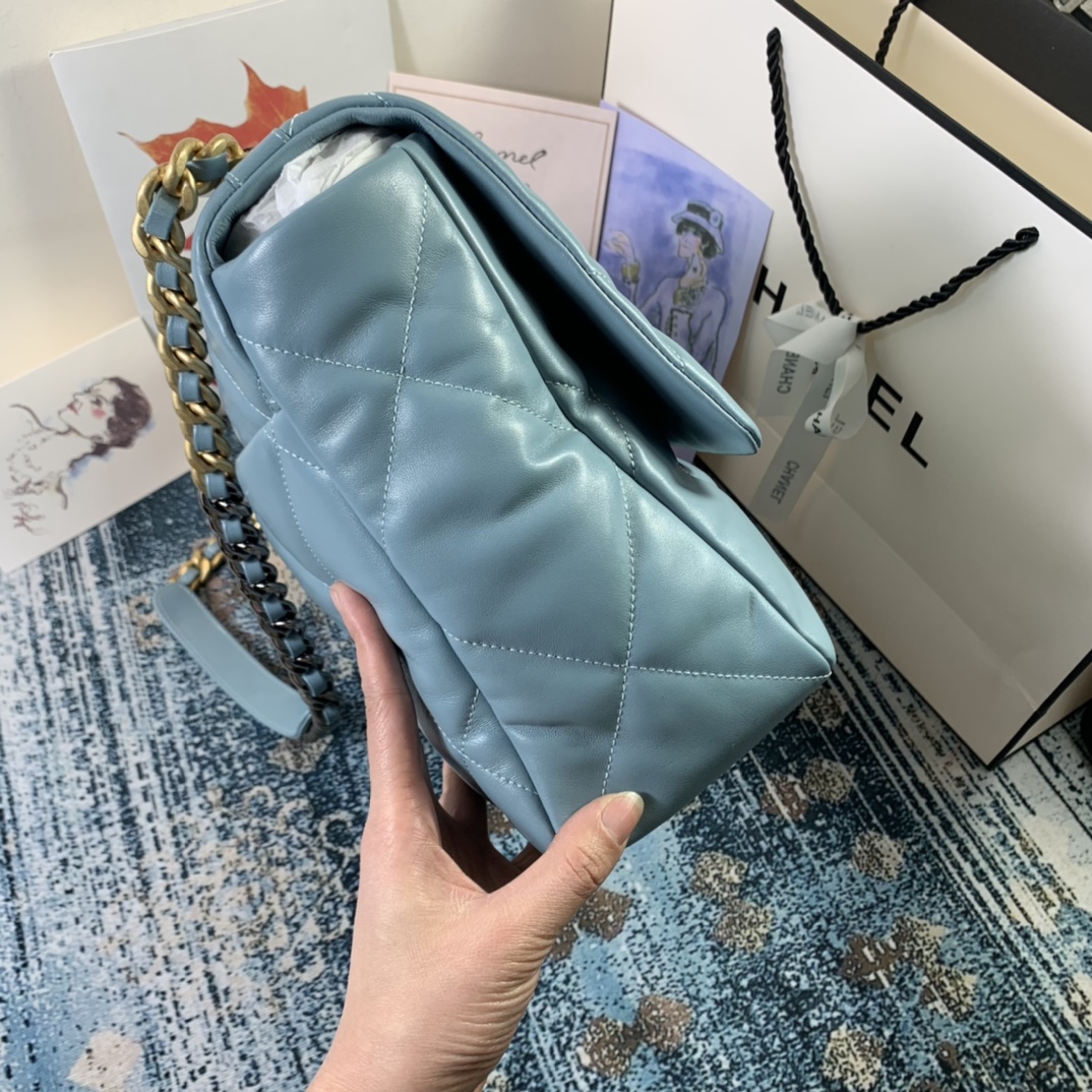 AS1162 chanel 19 maxi flap bag, CHANEL HANDBAGS