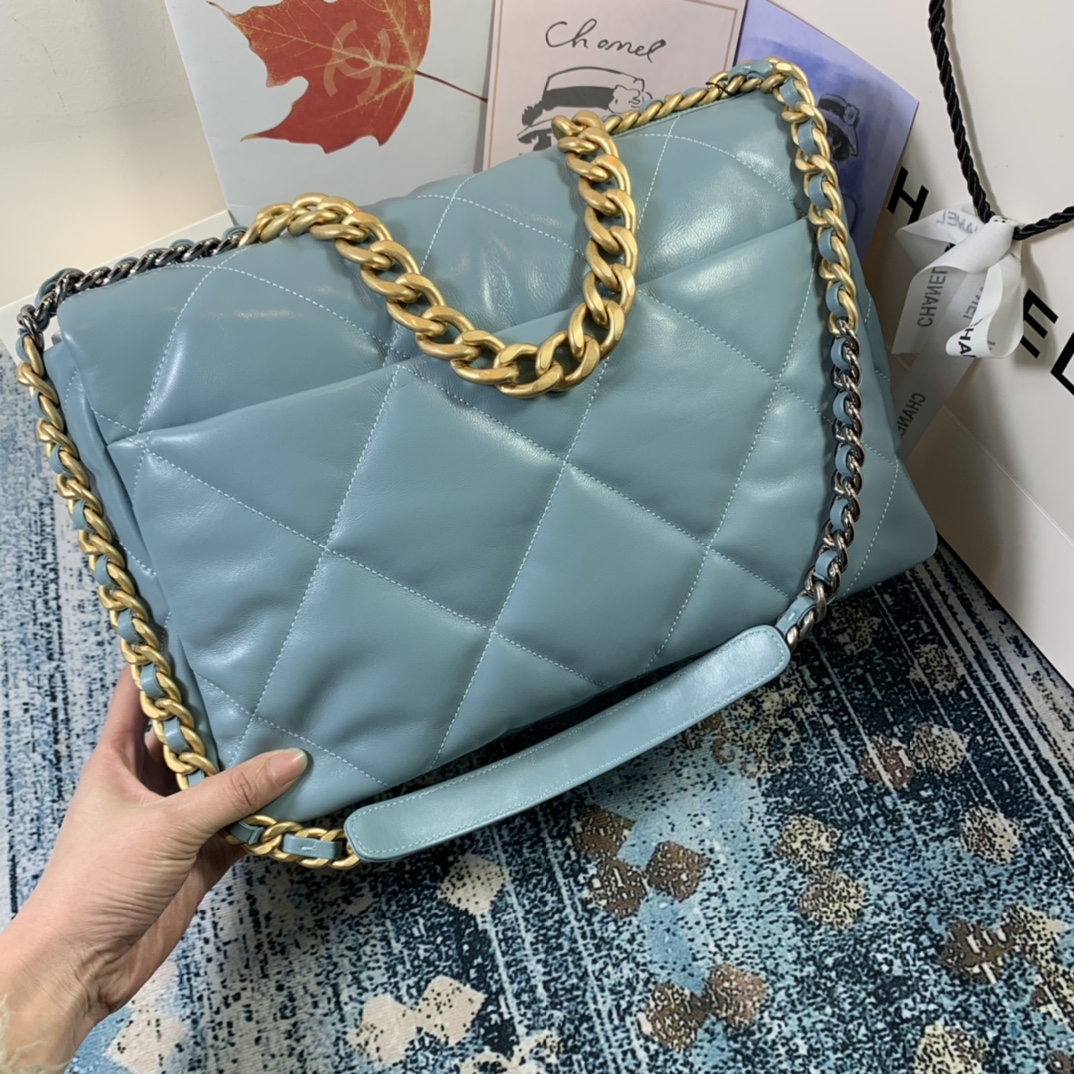 AS1162 chanel 19 maxi flap bag, CHANEL HANDBAGS
