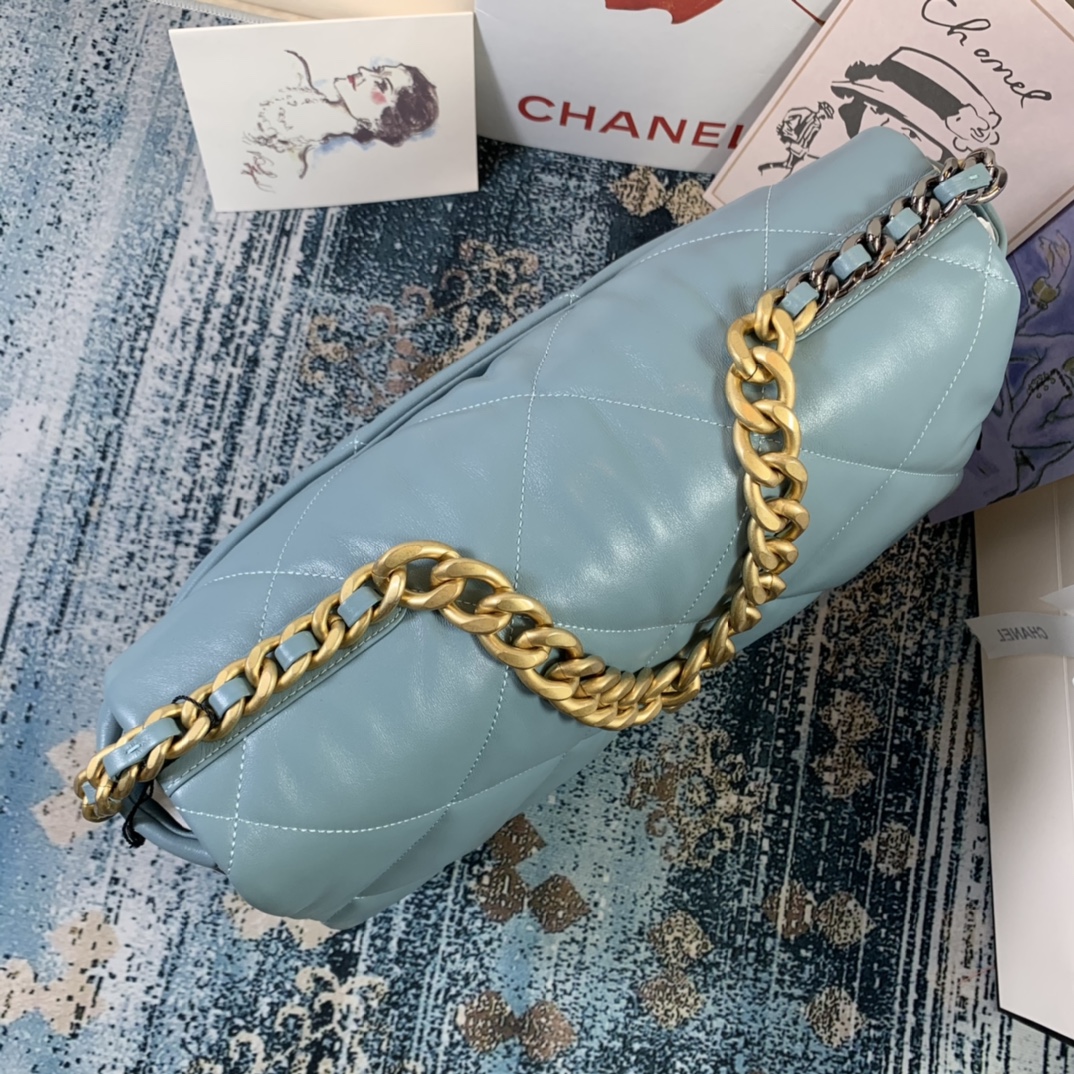 AS1162 chanel 19 maxi flap bag, CHANEL HANDBAGS