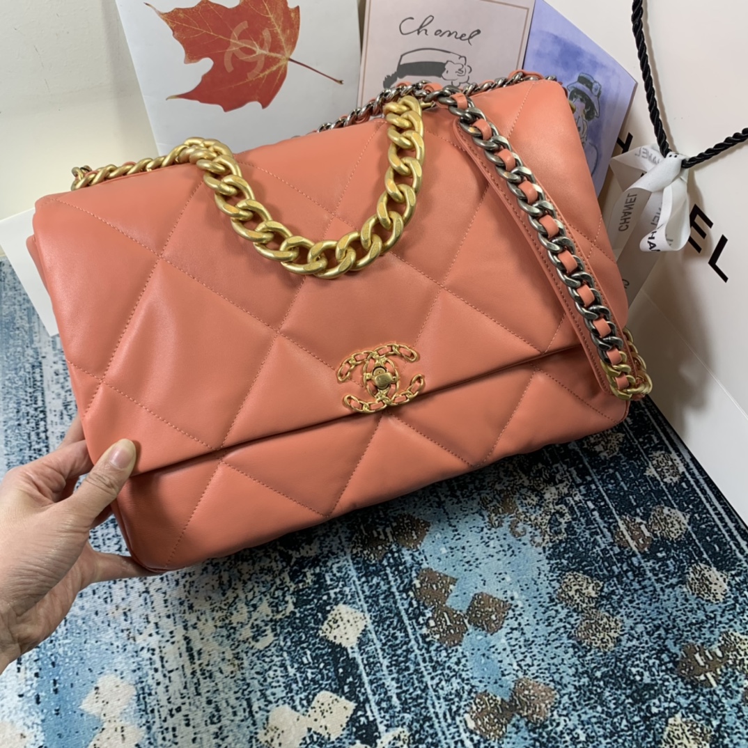 AS1162 chanel 19 maxi flap bag, CHANEL HANDBAGS