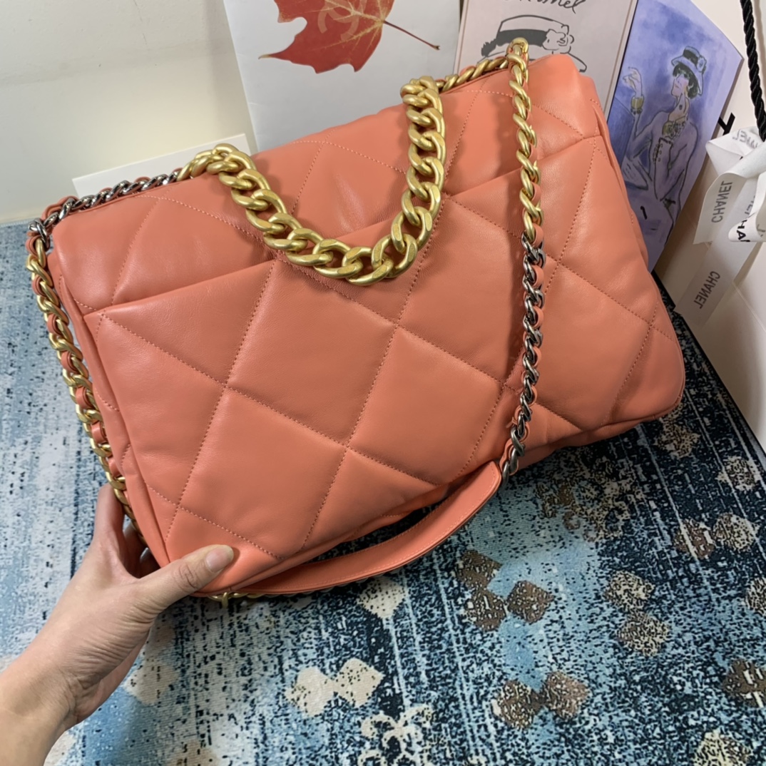 AS1162 chanel 19 maxi flap bag, CHANEL HANDBAGS