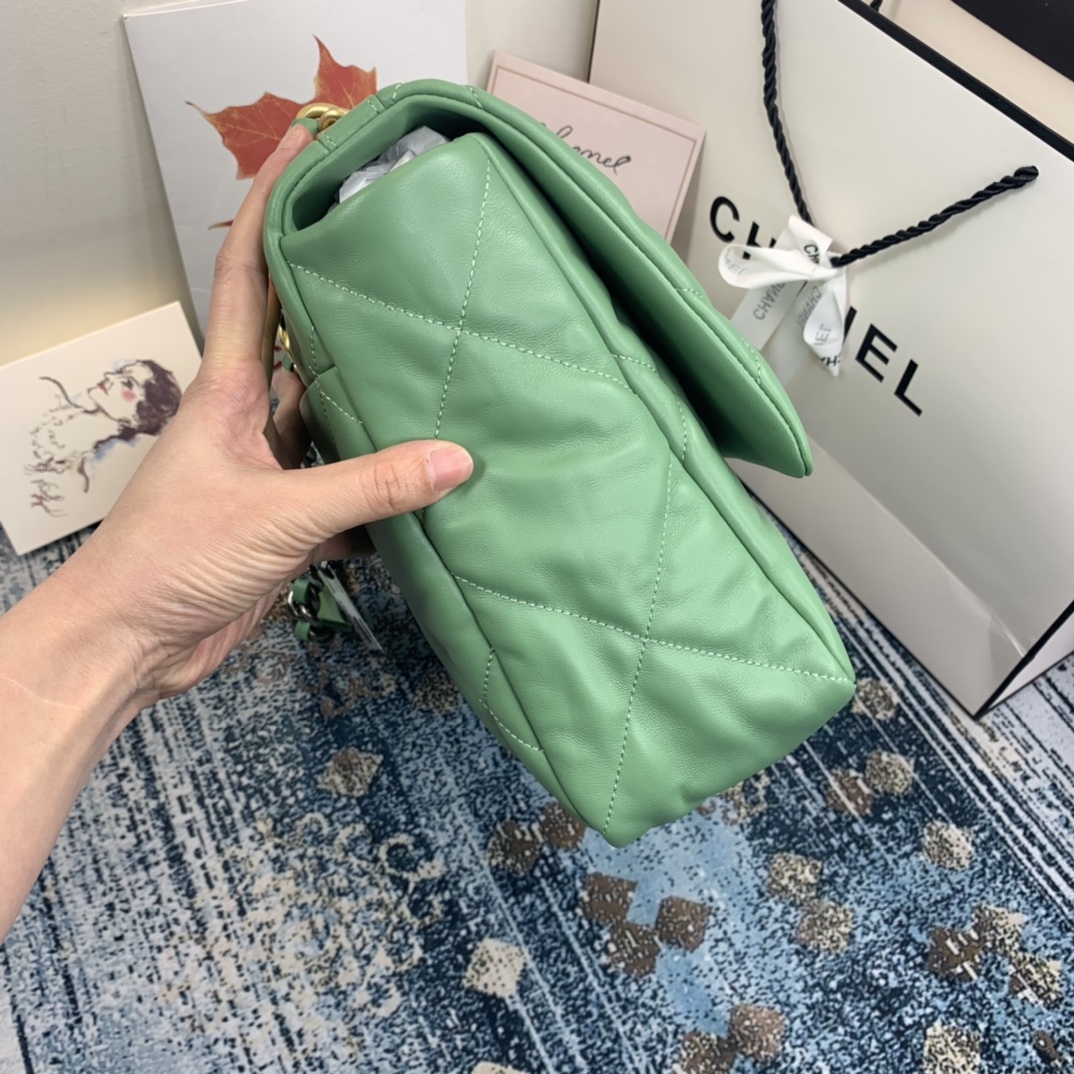 AS1162 chanel 19 maxi flap bag, CHANEL HANDBAGS