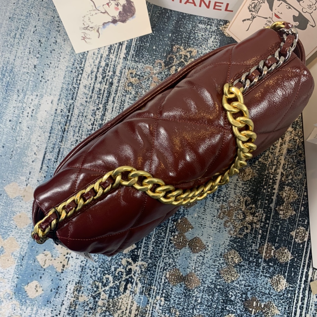 AS1162 chanel 19 maxi flap bag, CHANEL HANDBAGS