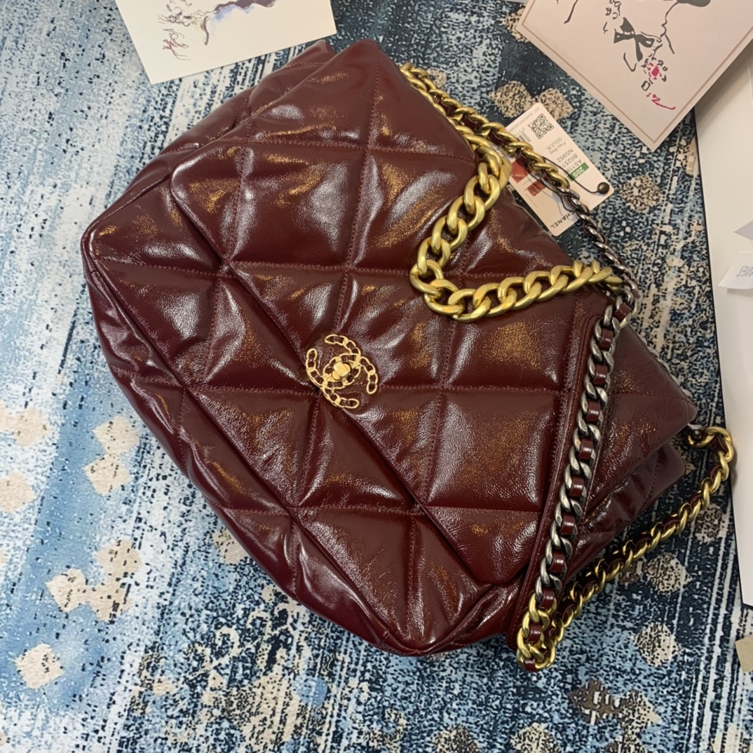 AS1162 chanel 19 maxi flap bag, CHANEL HANDBAGS