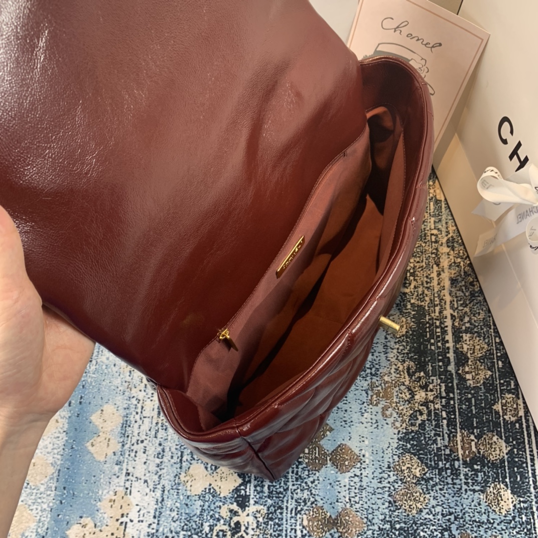 AS1162 chanel 19 maxi flap bag, CHANEL HANDBAGS