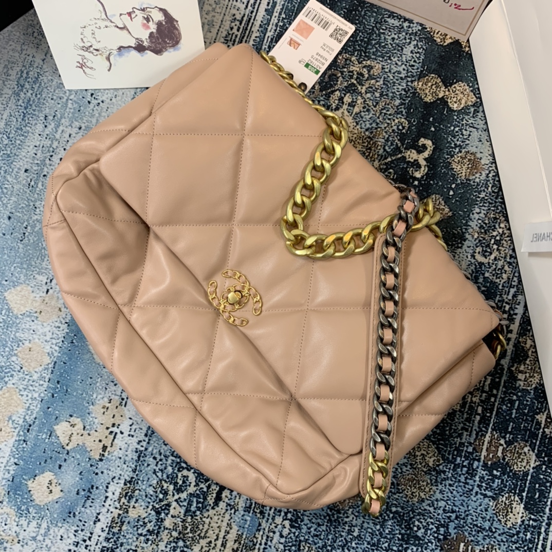 AS1162 chanel 19 maxi flap bag, CHANEL HANDBAGS