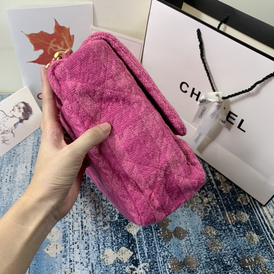 AS1162 chanel 19 maxi flap bag, CHANEL HANDBAGS