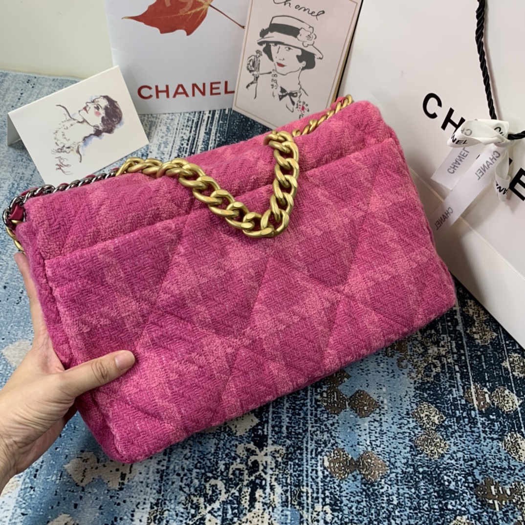 AS1162 chanel 19 maxi flap bag, CHANEL HANDBAGS