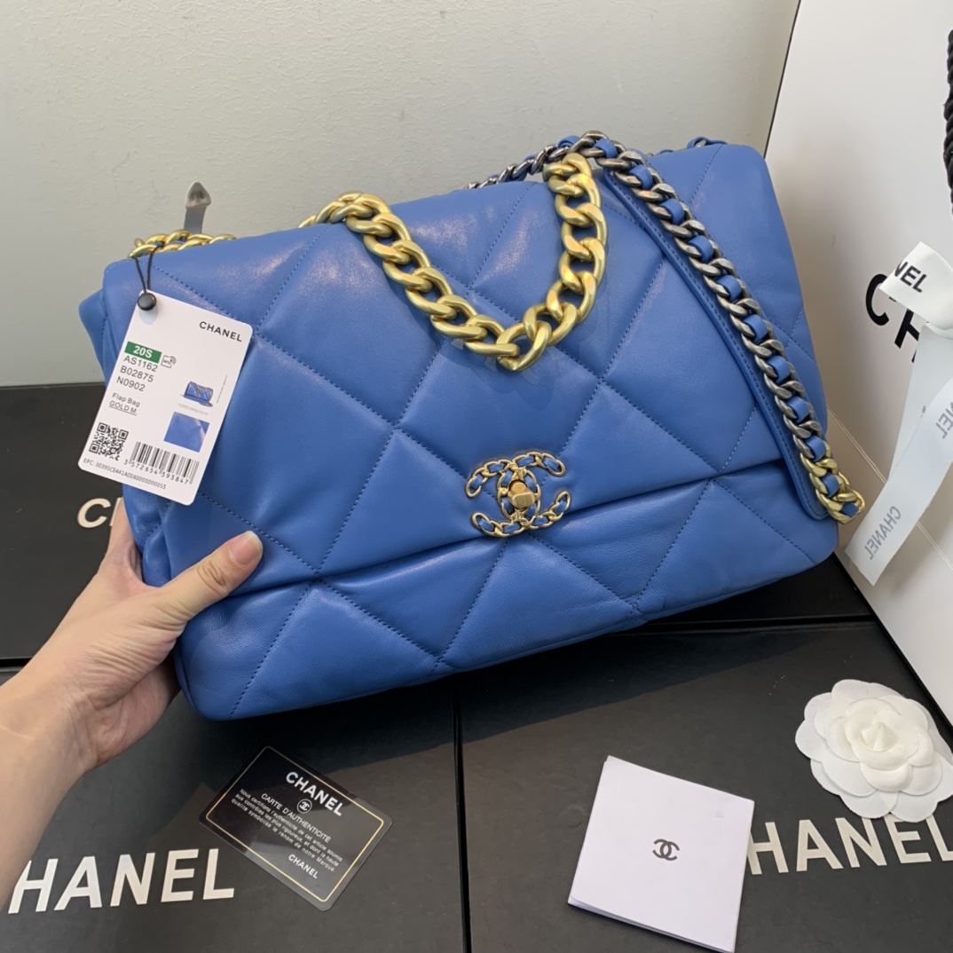 AS1162 chanel 19 maxi flap bag, CHANEL HANDBAGS