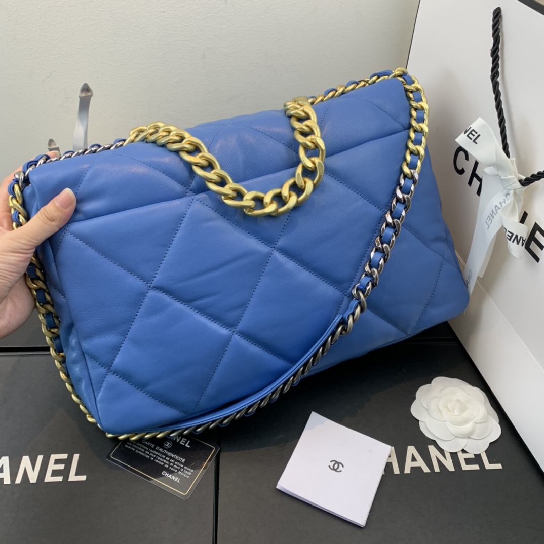 AS1162 chanel 19 maxi flap bag, CHANEL HANDBAGS