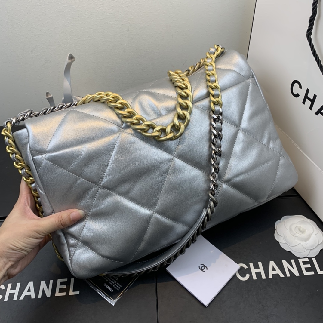 AS1162 chanel 19 maxi flap bag, CHANEL HANDBAGS