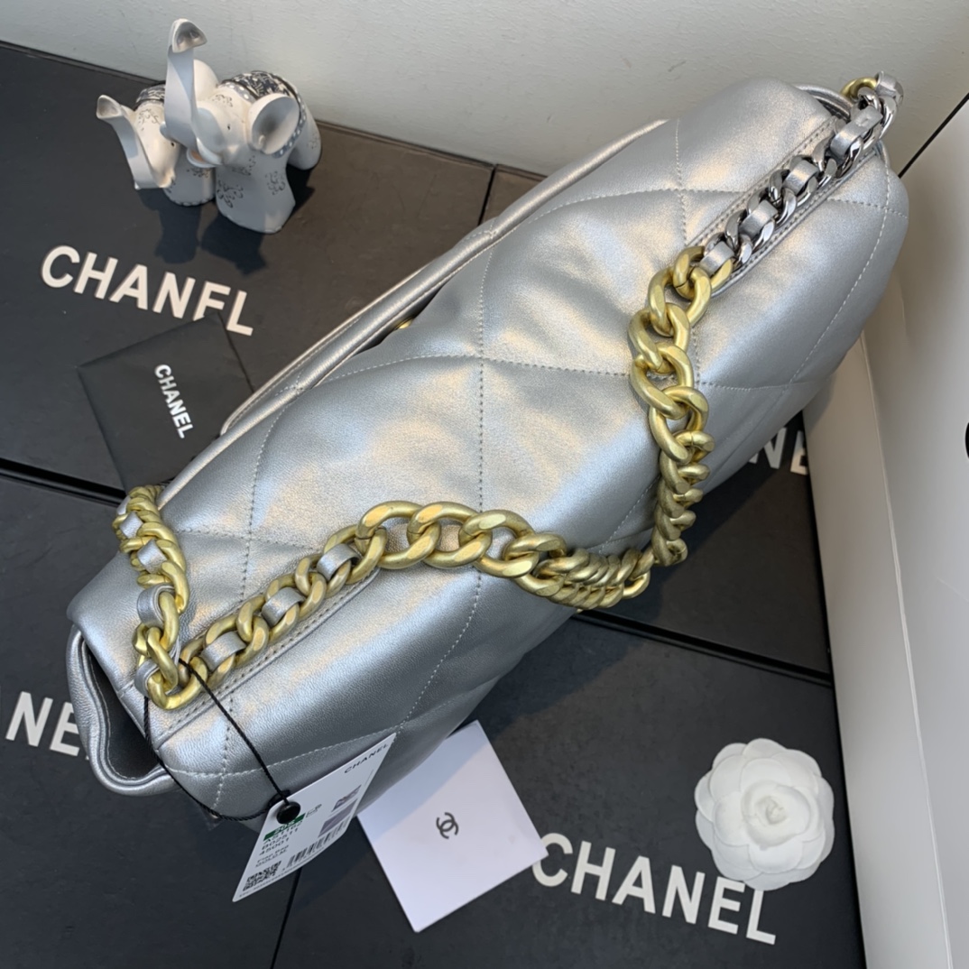 AS1162 chanel 19 maxi flap bag, CHANEL HANDBAGS