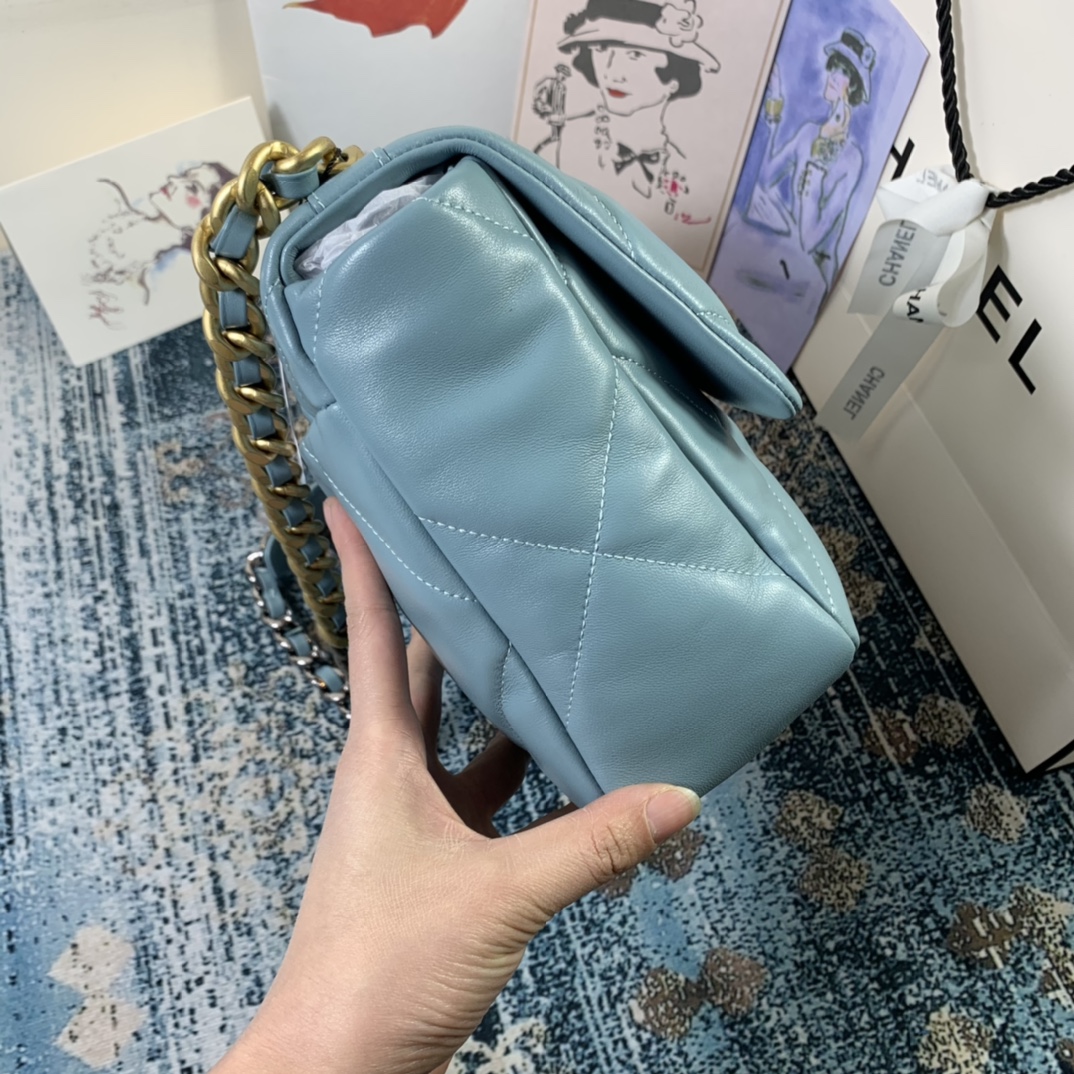 AS1161 chanel 19 large flap bag, CHANEL HANDBAGS