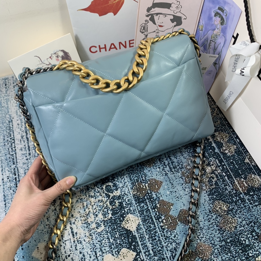 AS1161 chanel 19 large flap bag, CHANEL HANDBAGS