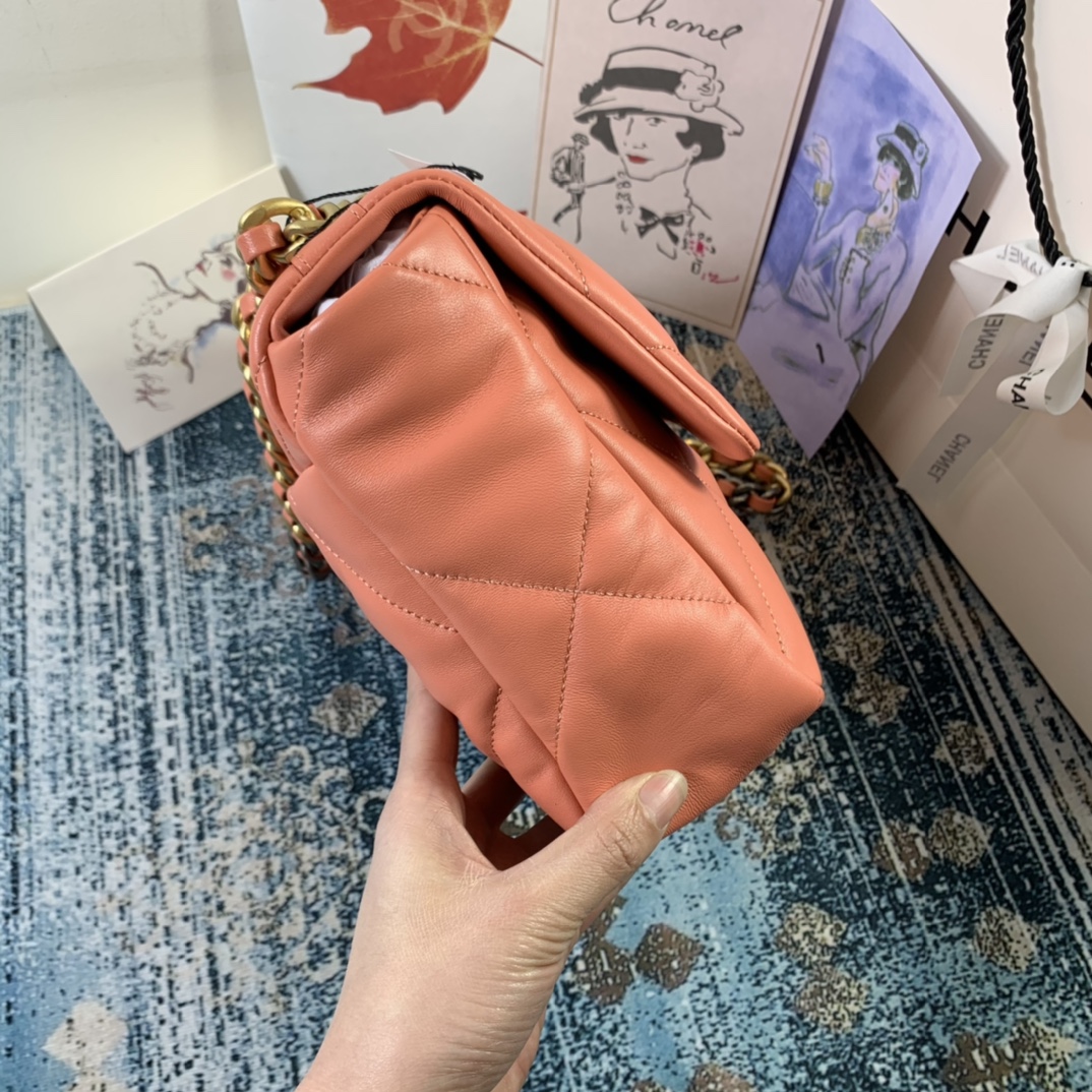 AS1161 chanel 19 large flap bag, CHANEL HANDBAGS