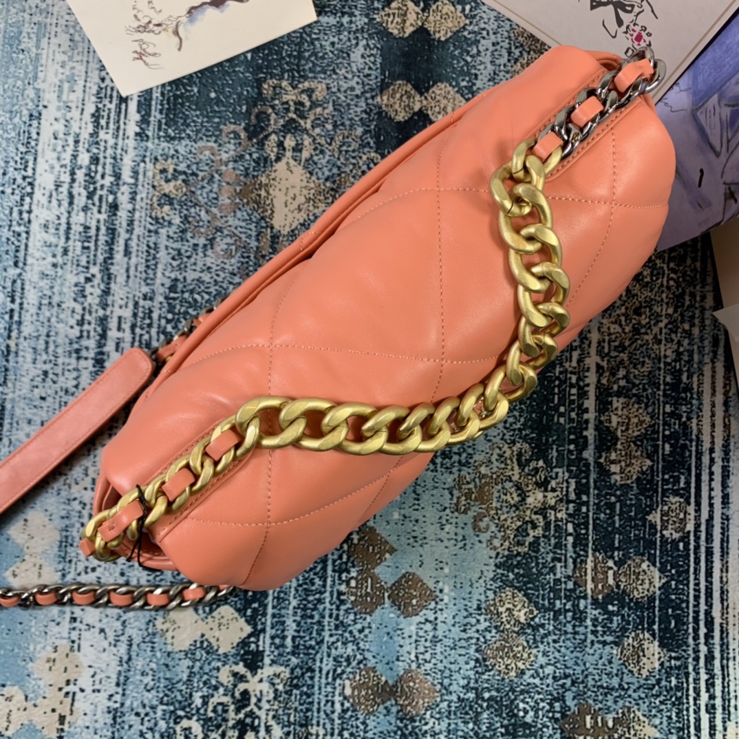 AS1161 chanel 19 large flap bag, CHANEL HANDBAGS
