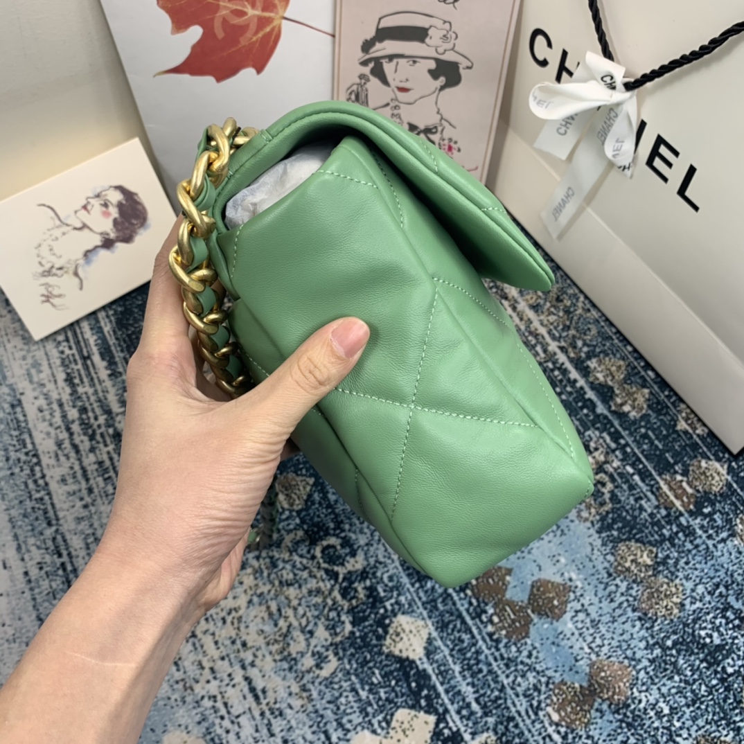 AS1161 chanel 19 large flap bag, CHANEL HANDBAGS