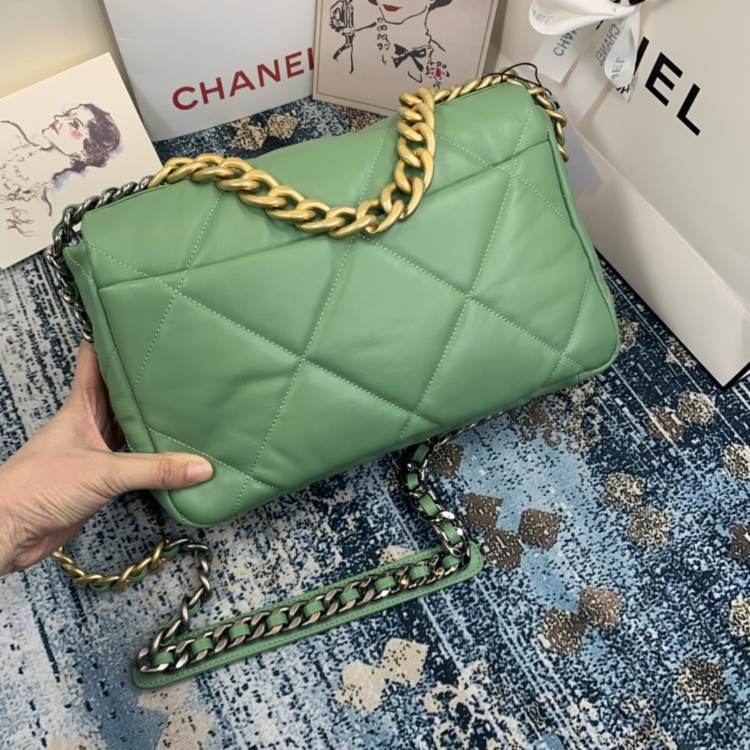 AS1161 chanel 19 large flap bag, CHANEL HANDBAGS
