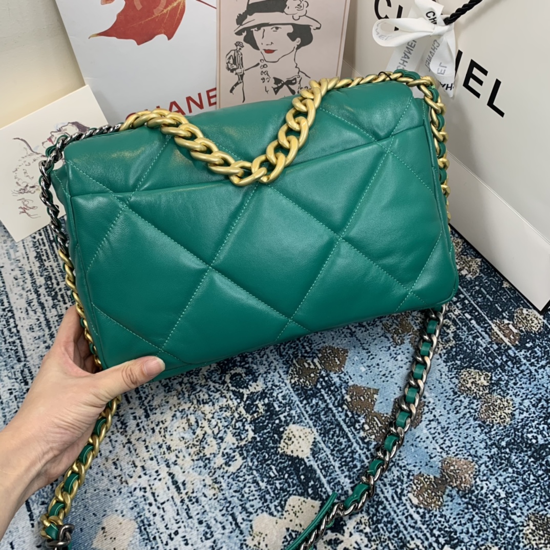 AS1161 chanel 19 large flap bag, CHANEL HANDBAGS