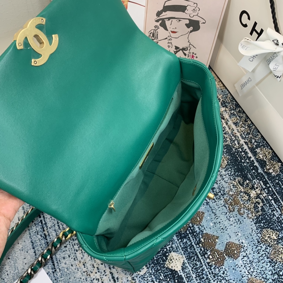 AS1161 chanel 19 large flap bag, CHANEL HANDBAGS