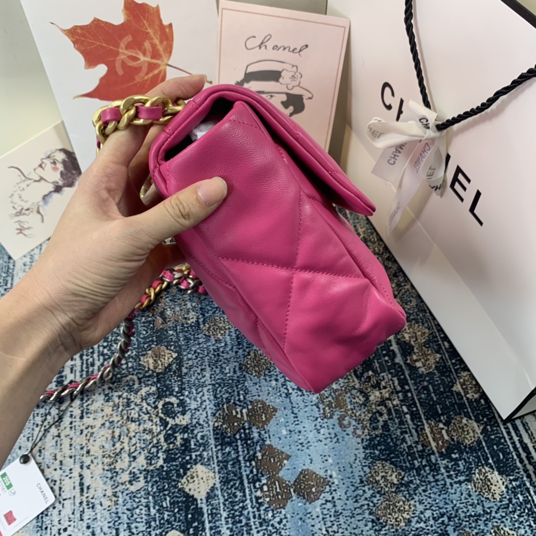 AS1161 chanel 19 large flap bag, CHANEL HANDBAGS