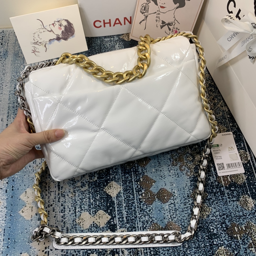 AS1161 chanel 19 large flap bag, CHANEL HANDBAGS