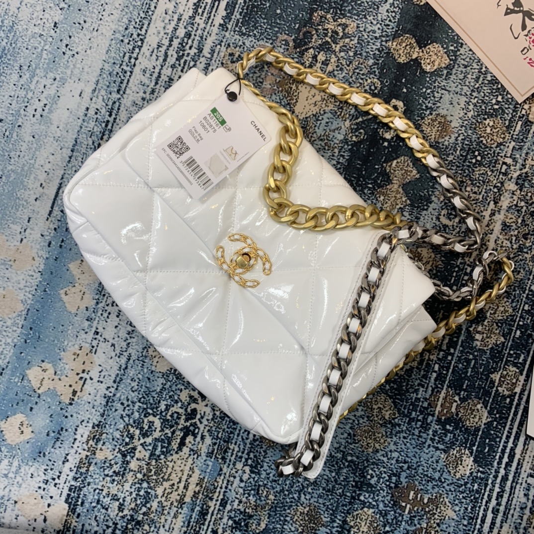 AS1161 chanel 19 large flap bag, CHANEL HANDBAGS