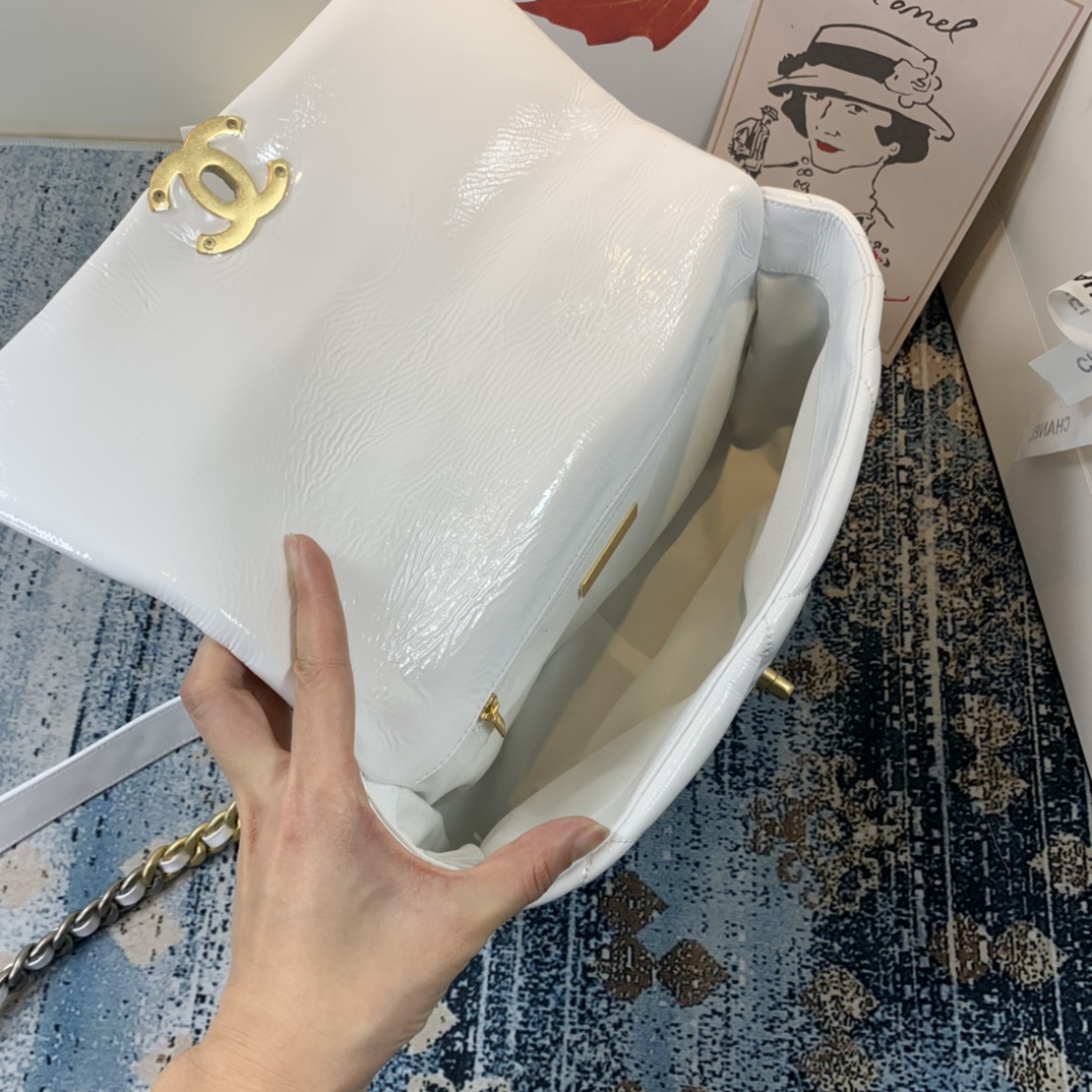 AS1161 chanel 19 large flap bag, CHANEL HANDBAGS