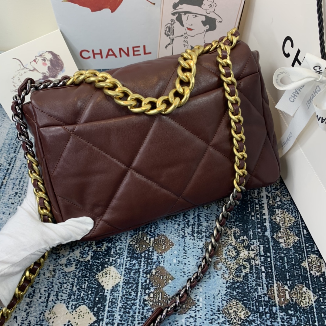 AS1161 chanel 19 large flap bag, CHANEL HANDBAGS