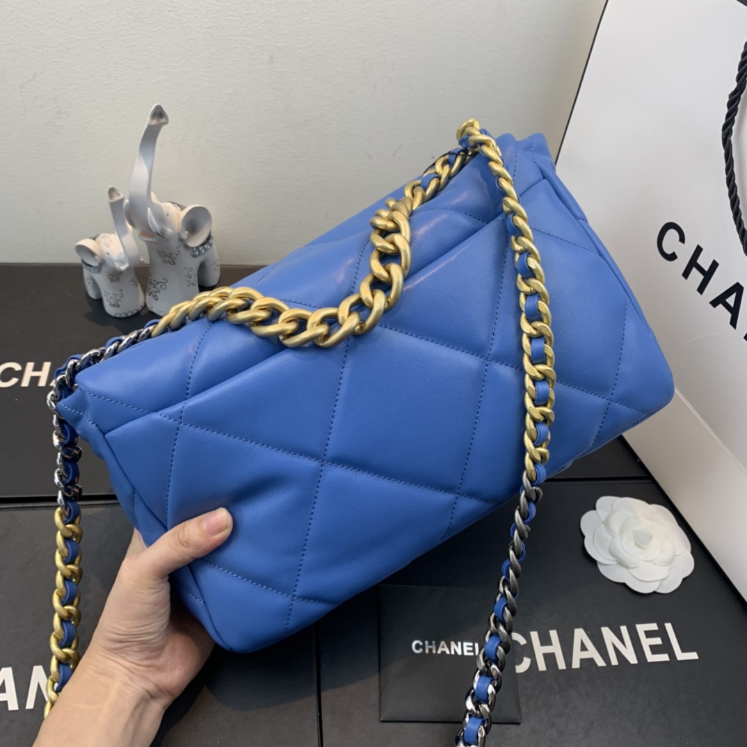 AS1161 chanel 19 large flap bag, CHANEL HANDBAGS