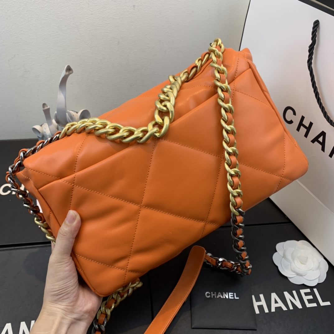 AS1161 chanel 19 large flap bag, CHANEL HANDBAGS