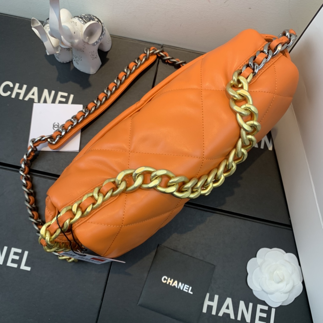 AS1161 chanel 19 large flap bag, CHANEL HANDBAGS