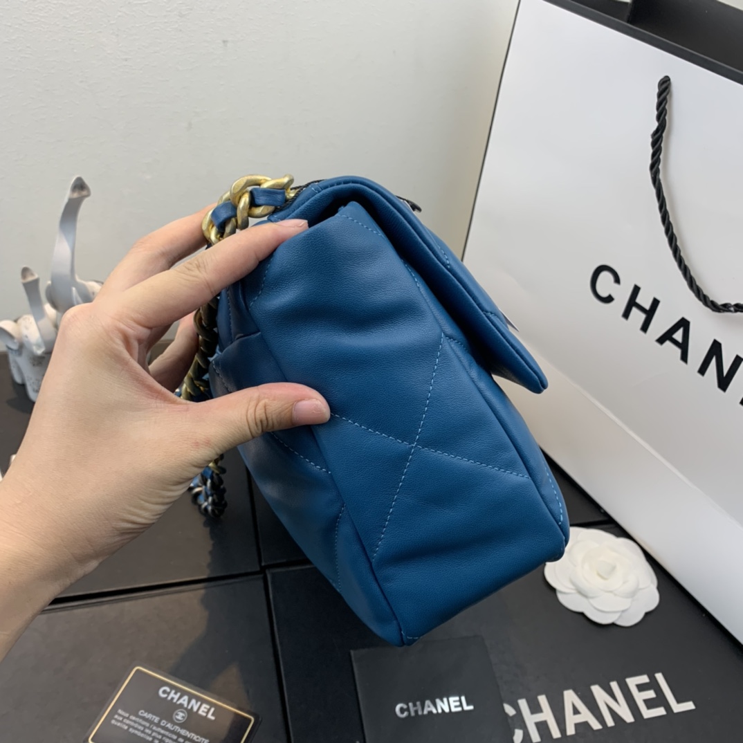 AS1161 chanel 19 large flap bag, CHANEL HANDBAGS
