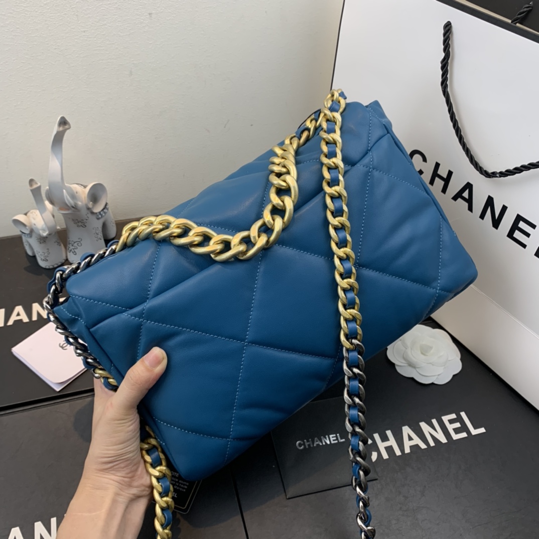 AS1161 chanel 19 large flap bag, CHANEL HANDBAGS